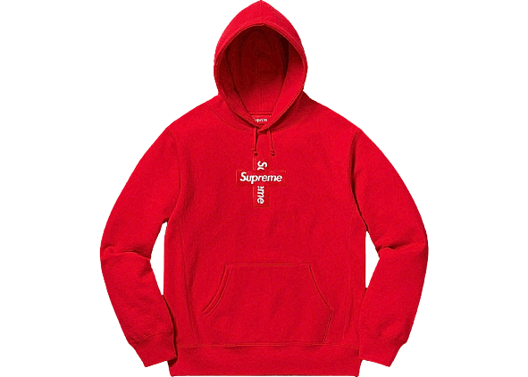 Supreme Cross Box Logo Hooded Sweatshirt Red SNK TRADE