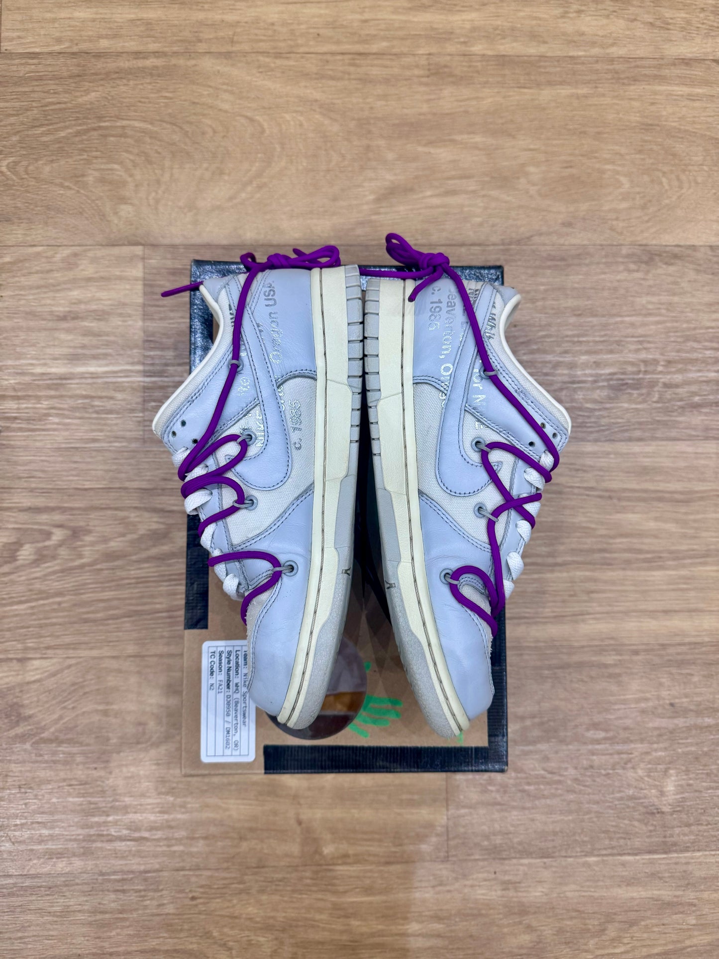 Nike Dunk Low Off White Lot21