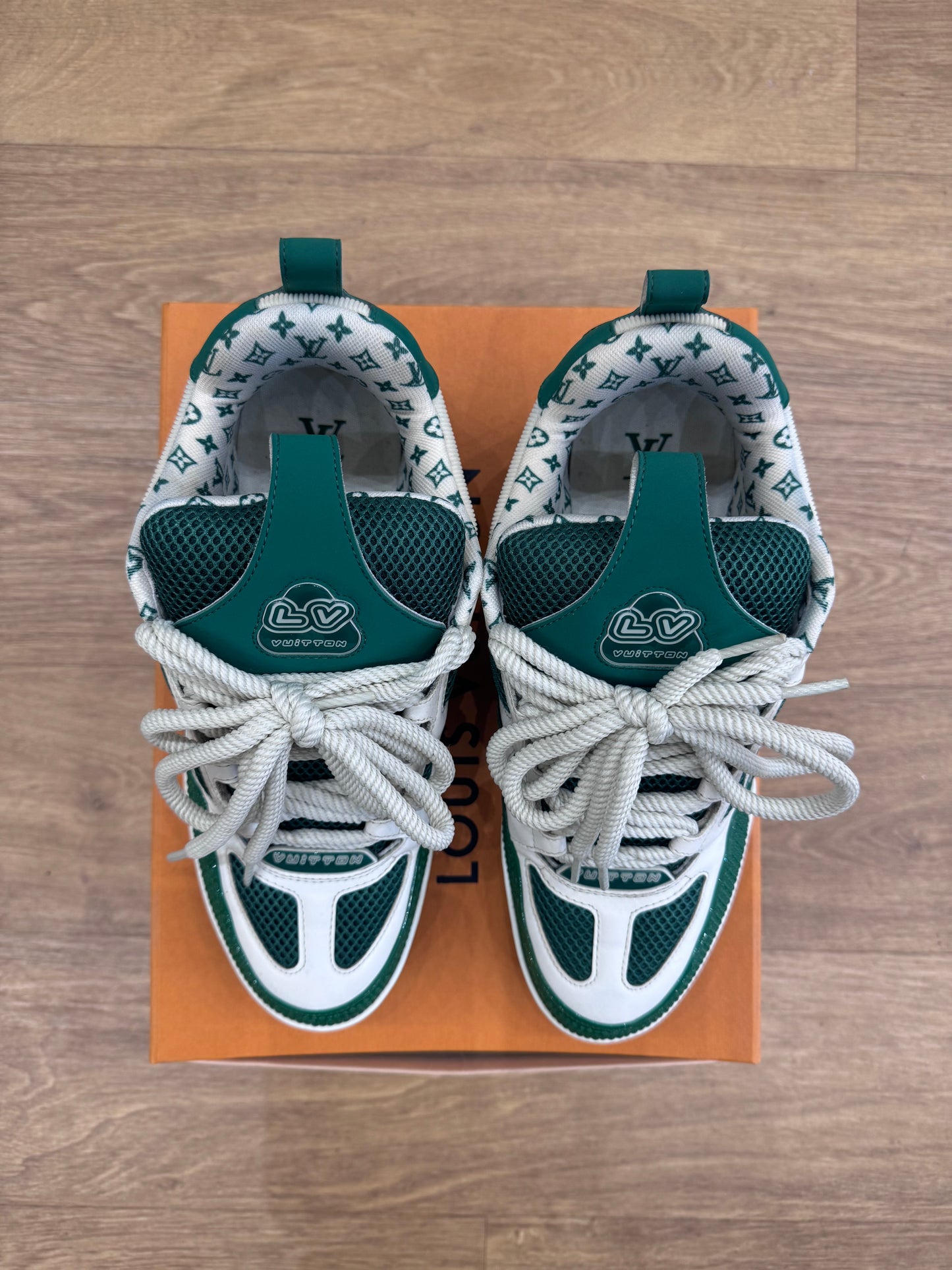 Louis Vuitton Skate Green 9UK