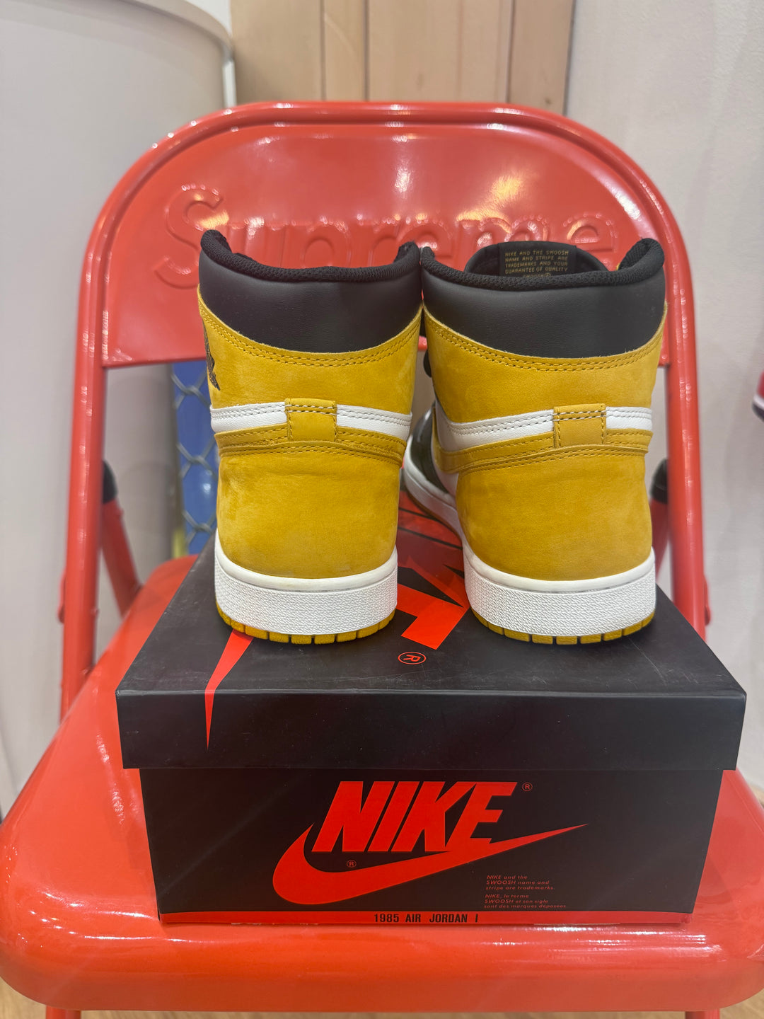 Jordan 1 high yellow ochre