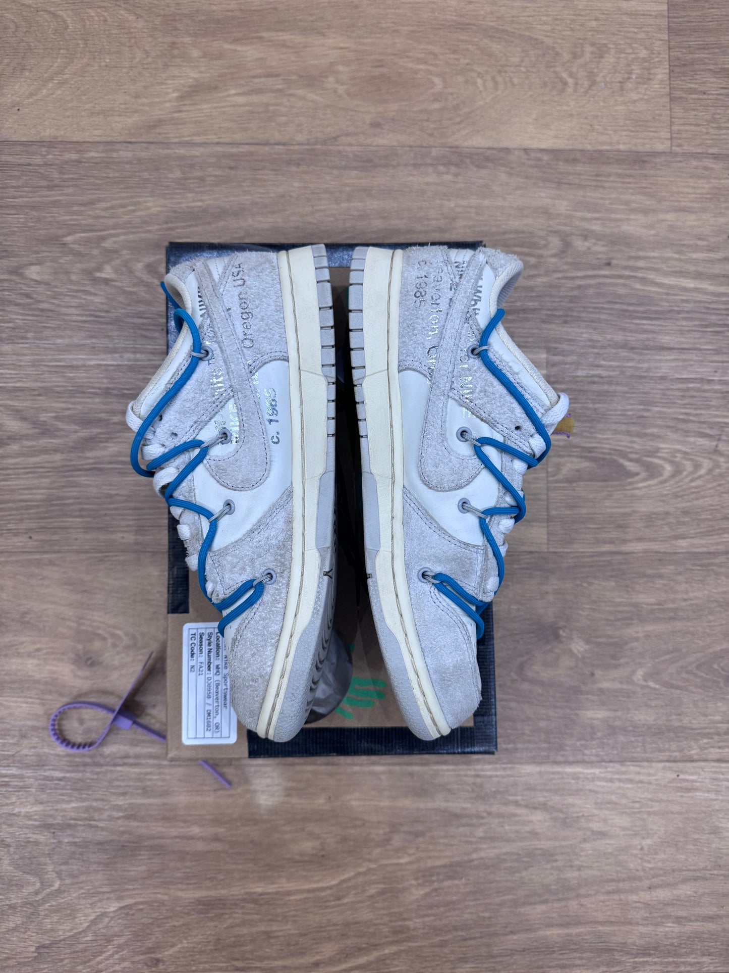 Dunk Low Off White Lot36