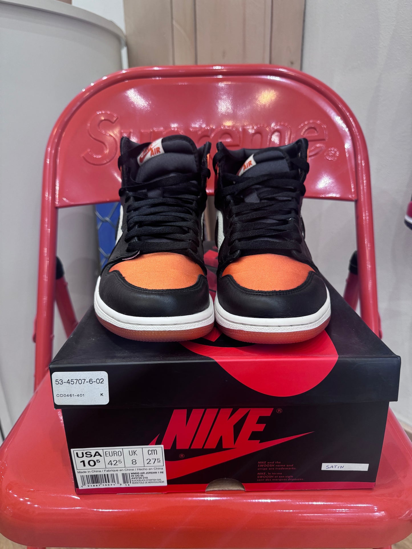 Jordan 1 high shattered backboard satin