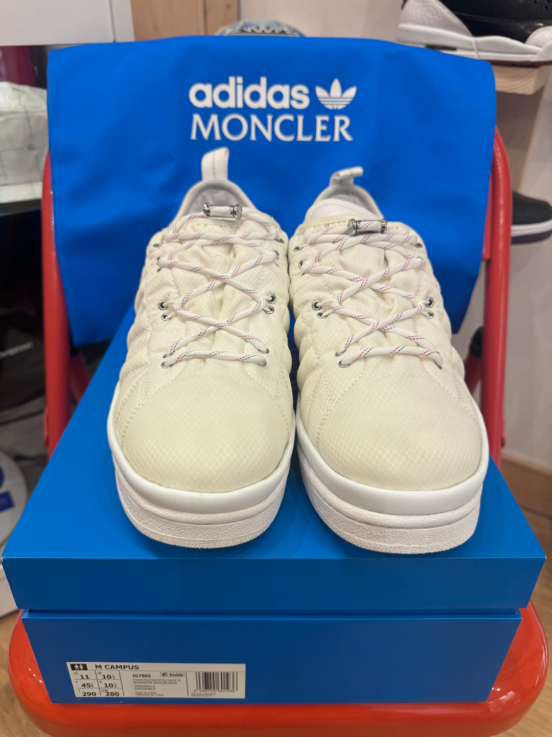 Adidas moncler white