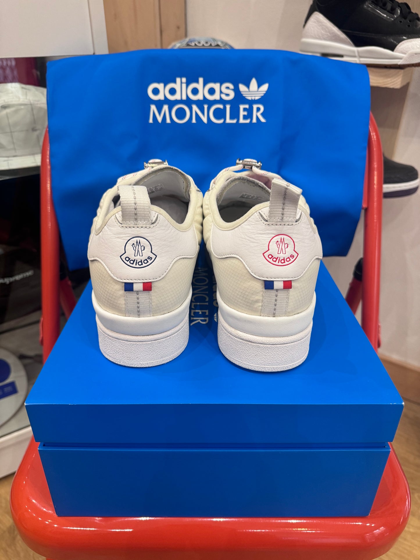 Adidas moncler white