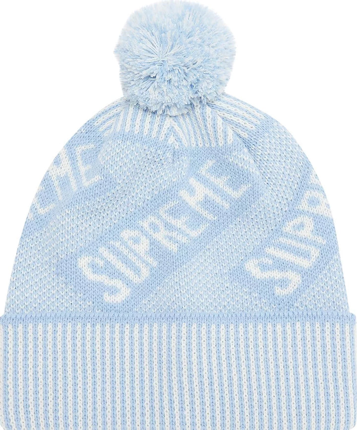 bonnet supreme banner beanie light blue