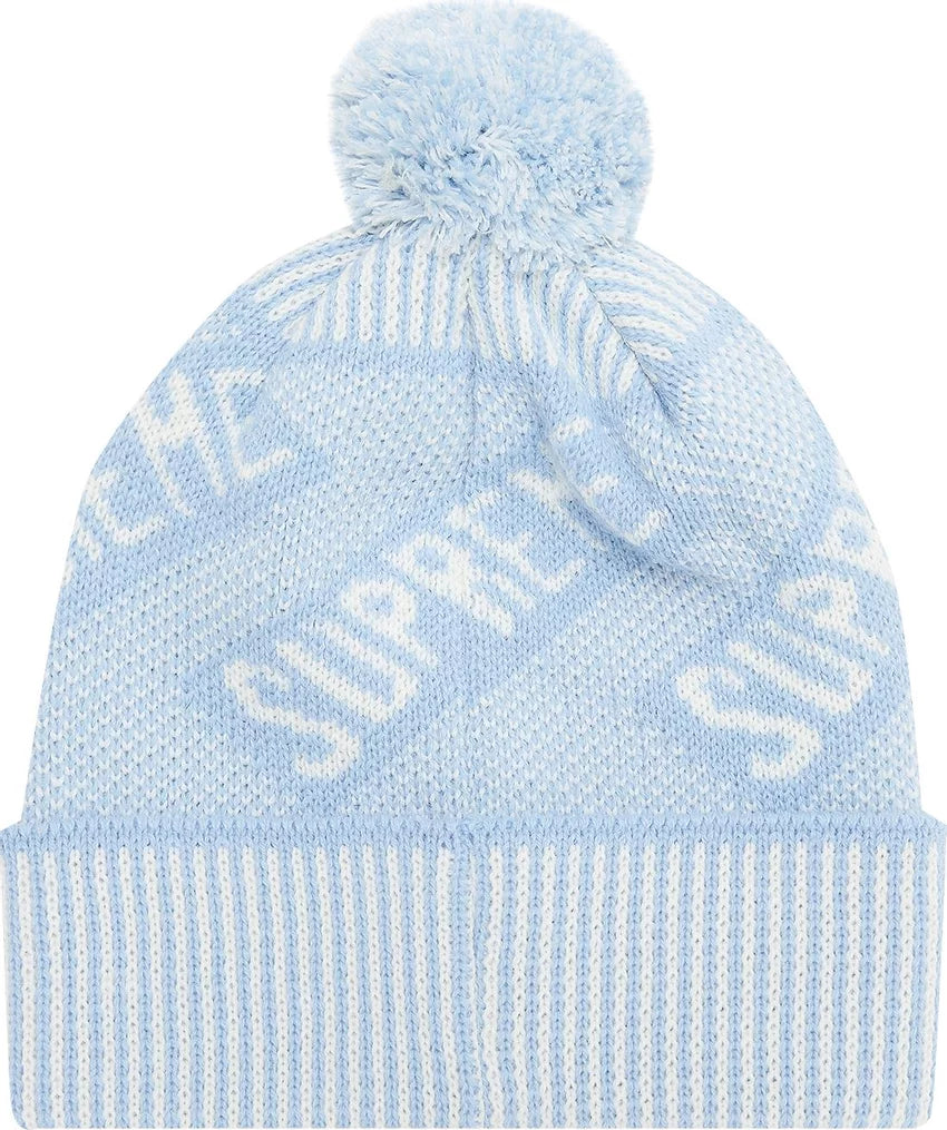 bonnet supreme banner beanie light blue