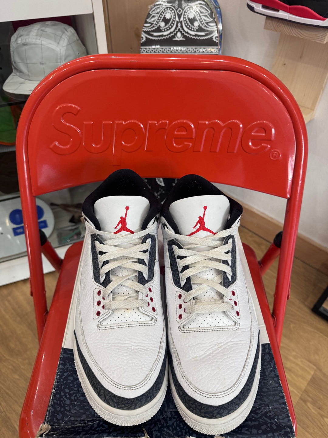 Jordan 3 se denim fire red