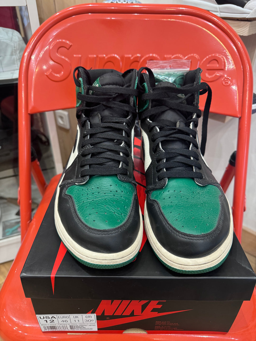 Jordan 1 high pine Green