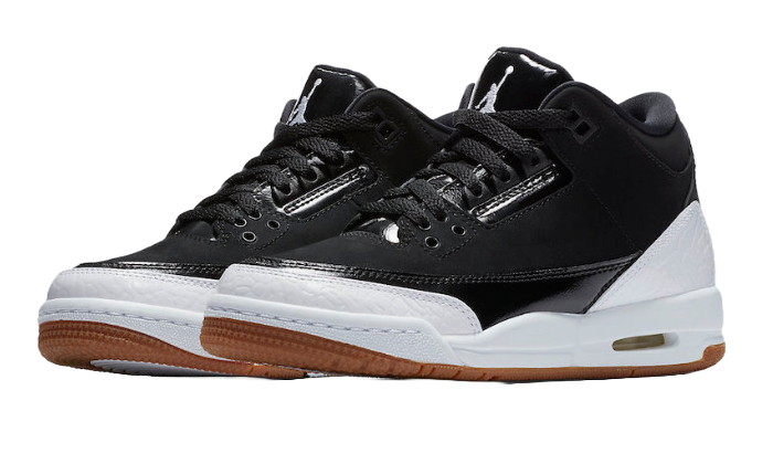 Jordan 3 Gomme Rétro Noir Blanc