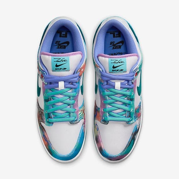 Nike SB Dunk Low Futura Laboratories Bleached Aqua - SNK TRADE